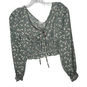 Romwe Ditsy Floral Crop Top. Size XS. New!